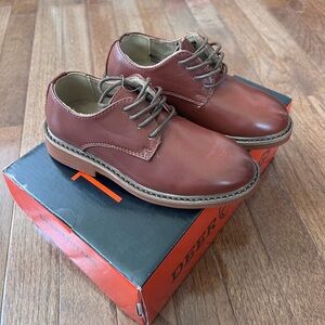 🆕 Deer Stags Little Boy's Denny Oxford, Brown, Toddler Size 11